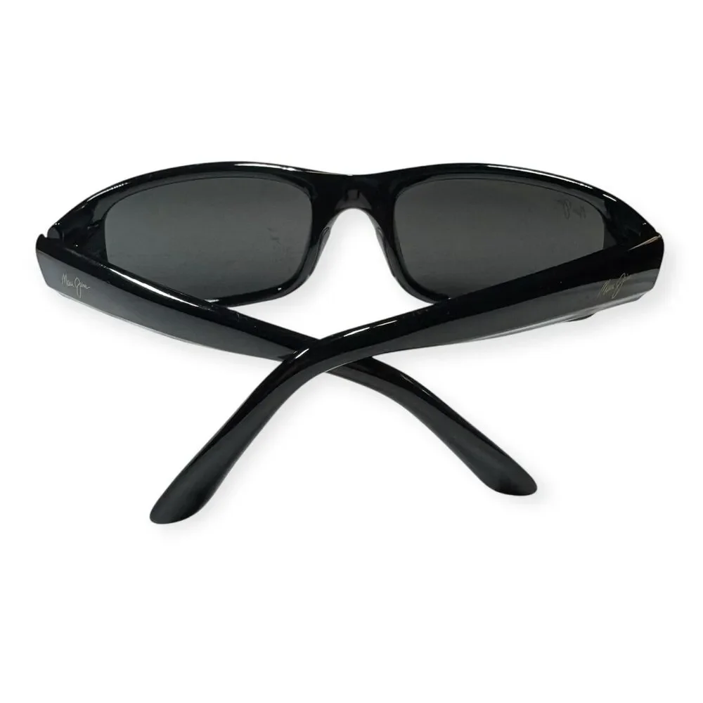 Maui Jim Stingray MJ103-02 Polarized Sunglasses‎ Gray Mirrored Lenses 129mm Rare